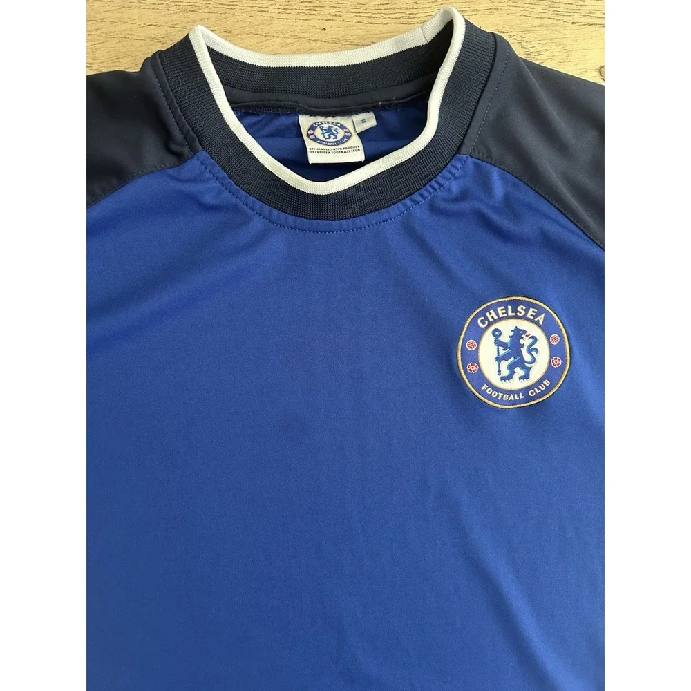 Officially Licensed Chelsea Football Club Mens Short Sleeve Shirt Jersey Small - Picture 7 of 8